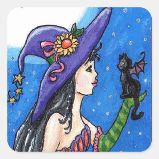 "Witch & Haar Bat-Cats" Sticker