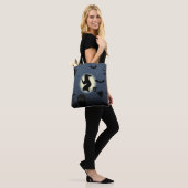 Witch & Halloween Canvas tas (Op model)