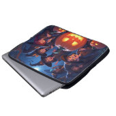 Witch Halloween Dark Theme Electronics Bag Laptop Sleeve (Voorkant onderkant)