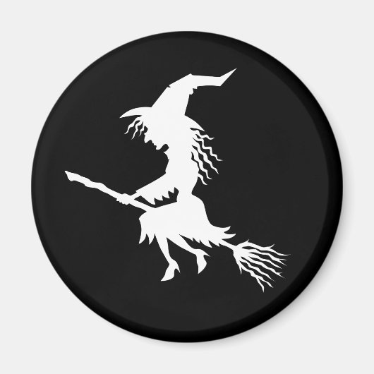 Witch Halloween Magnet Magneet (Voorkant)