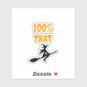 Witch Halloween Sticker (Vel)