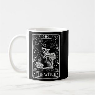 Witch Halloween Tarot Kaart Zwart Koffiemok