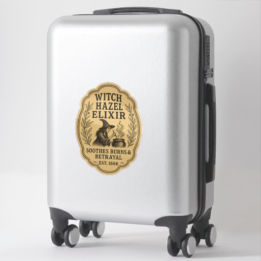 Witch Hazel Elixir - Halloween Apothecary Label (Koffer)