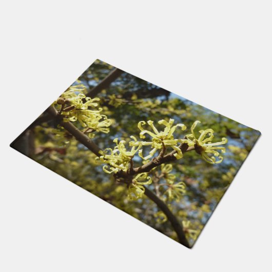 Witch Hazel Flowers Deurmat (Schuin)
