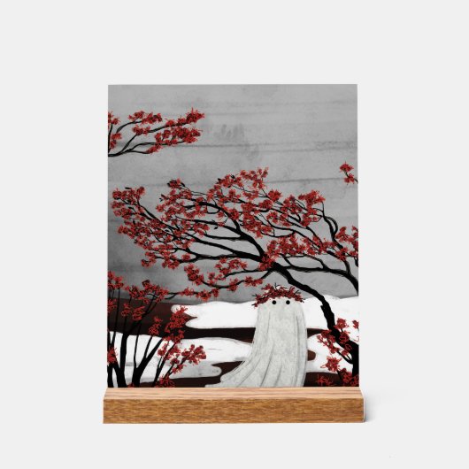 Witch Hazel Ghost Acryl Bord (Voorkant)