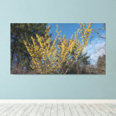 Witch Hazel Struik Canvas Afdruk (Insitu (Houten vloer))