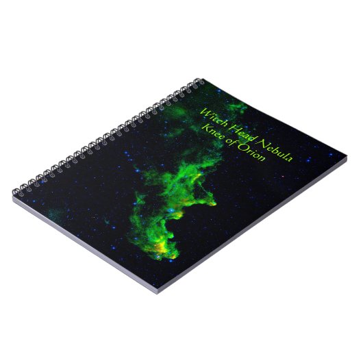 Witch Head Nebula afbeelding voor diepruimteastron Notitieboek (Linkerzijde)