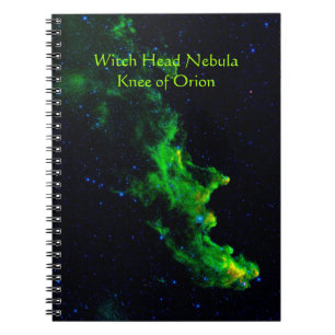 Witch Head Nebula afbeelding voor diepruimteastron Notitieboek