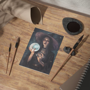 Witch Hilde Blank Wenskaart Kaart