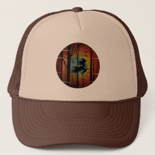 WITCH IN DE BOSSEN BOEST TRUCKER HAT PET