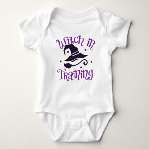 Witch in Training Baby Girl Romper