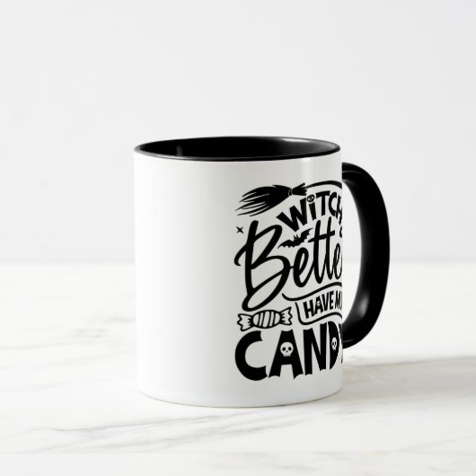 Witch kan beter mijn Snoep hebben Mok (Voorkant rechts)