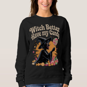 Witch kan beter mijn Snoep hebben Trui
