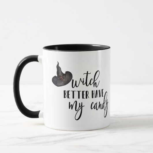 Witch kan mijn Snoep Mok hebben (Links)