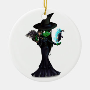 Witch Keramisch Ornament