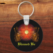 Witch Magic Pentagram Sleutelhanger (Voorkant)