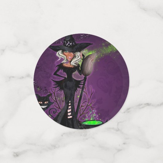 Witch Magical Costume Halloween Party Confetti (Kleine voorkant)