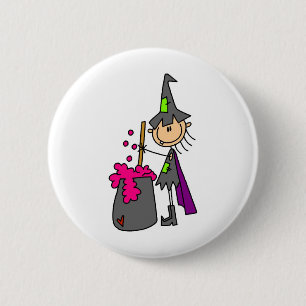 Witch Making Brew Ronde Button 5,7 Cm