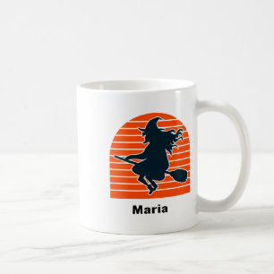 Witch Maria Halloween gepersonaliseerd Koffiemok
