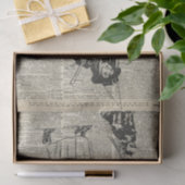 Witch met Cat Haloowen party Gift Decoration Tissuepapier (Geschenk)