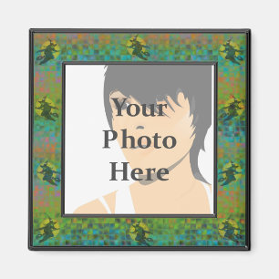 Witch Mosaic Photo Lijst Magnet Magneet