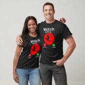 Witch noemt Trick or treat Funny Halloween T-shirt (Unisex)