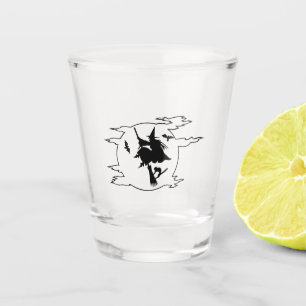 WITCH ON SHOT GLASS GLAS