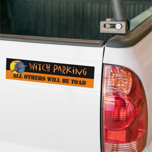 Witch Parking Bumpersticker (Op Truck)