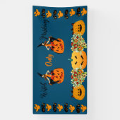 Witch Parking only Halloween Jack O Lantern Spooky Spandoek (Verticaal)