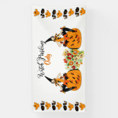 Witch Parking only Halloween Pumpkins Ghost Spooky Spandoek (Verticaal)