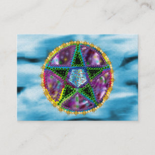 Witch Pentagram Visitekaartje