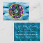 Witch Pentagram Visitekaartje (Voorkant / Achterkant)