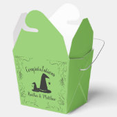 Witch Pet Baby shower Halloween Bedankdoosjes (Geopend)