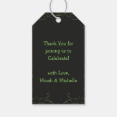 Witch Pet Baby shower Halloween Cadeaulabel (Achterkant)