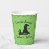 Witch Pet Baby shower Halloween Papieren Bekers (Voorkant)