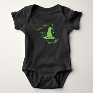 Witch Pet Baby shower Halloween Romper