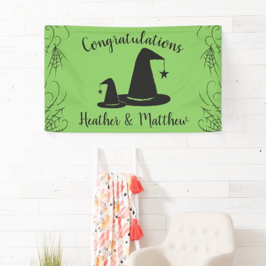 Witch Pet Baby shower Halloween Spandoek (Insitu)