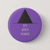 Witch Pet Halloween Button (Voorkant)