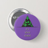Witch Pet Halloween Button (Voorkant /achterkant)