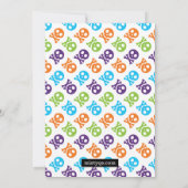 Witch Pet Halloween-fotokaart Kaart (Achterkant)