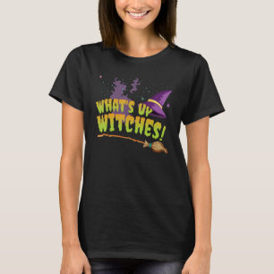 Witch Pet Wat is er op heksen Halloween T-shirt