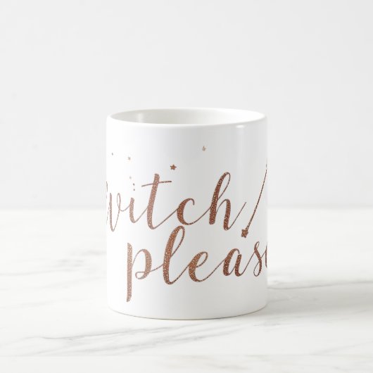 Witch Please Mug | Funny Minimalist Halloween Cup (Centre)