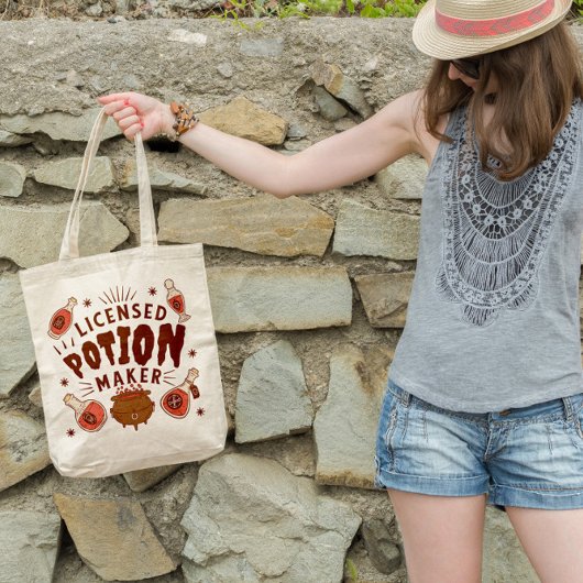 Witch Potions en Cauldron Tote Bag