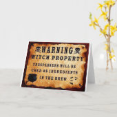 Witch Property Kaart (Gele Bloem)