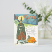 Witch Pumpkin-Man in de muis Briefkaart (Staand voorkant)