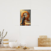 Witch Queen – Halloween Alphabet Wall Art Poster (Cuisine)