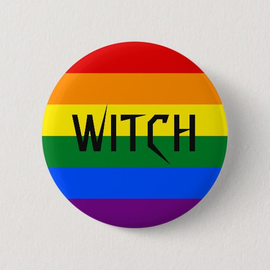 WITCH Rainbow Button (Voorkant)