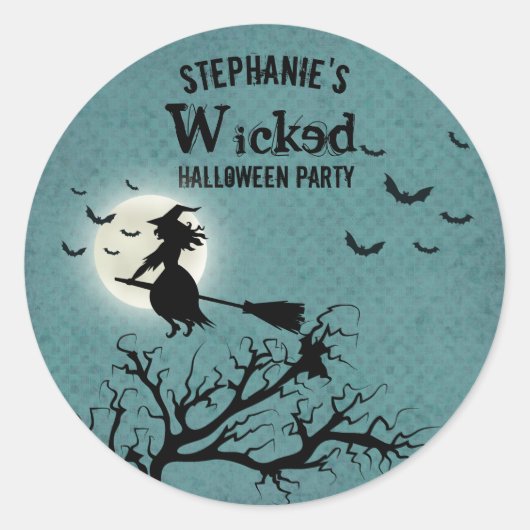 Witch Ronde Sticker (Voorkant)