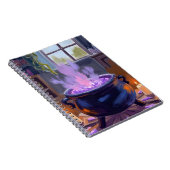 Witch’s Cauldron Halloween Spooky Notitieboek (Rechterzijde)