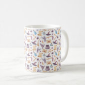 Witch School Kit Waterverf Pattern Coffee Mok (Voorkant rechts)